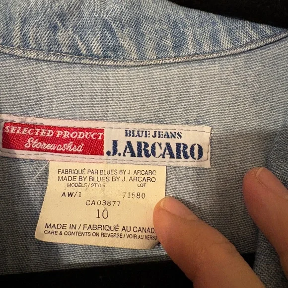 Vintage Denim Midi Dress - Picture 3 of 7